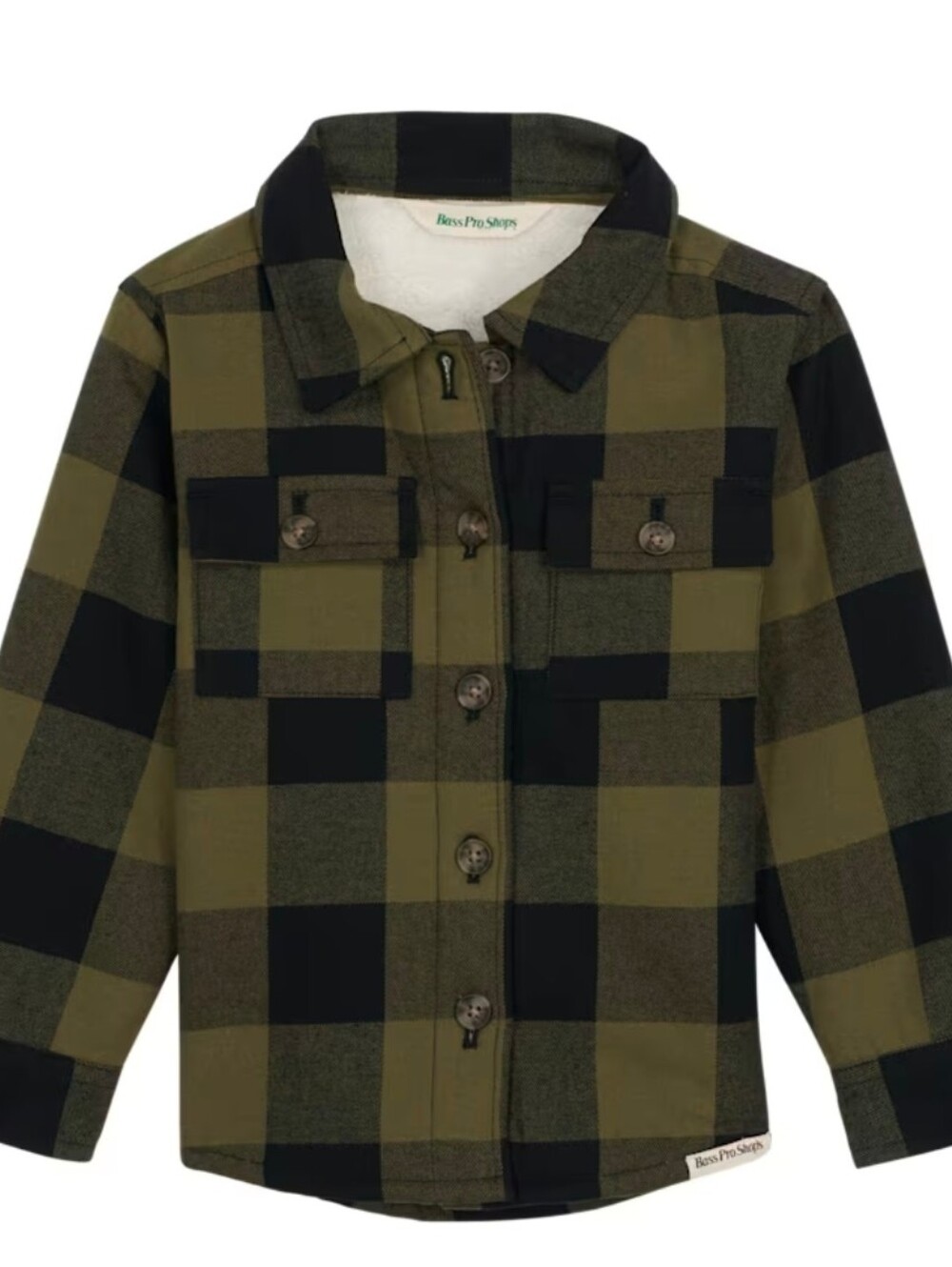 OUTDOOR KIDS sherpa Lined Flannel